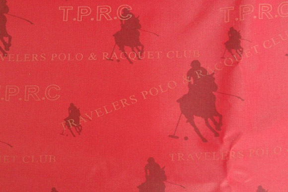 牛津布（加粗）兩套色印花001